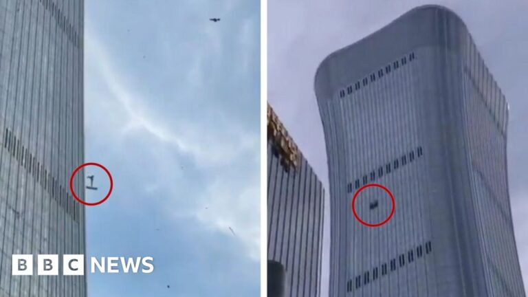 Small Plane Crashes Into Beijing's Tallest Building