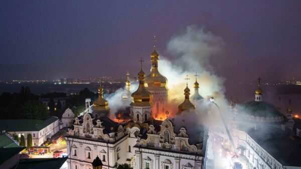 UNESCO Cathedral Burns in Russian Air Raid
