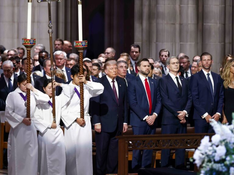 Trump, World Leaders Gather for Graham Funeral