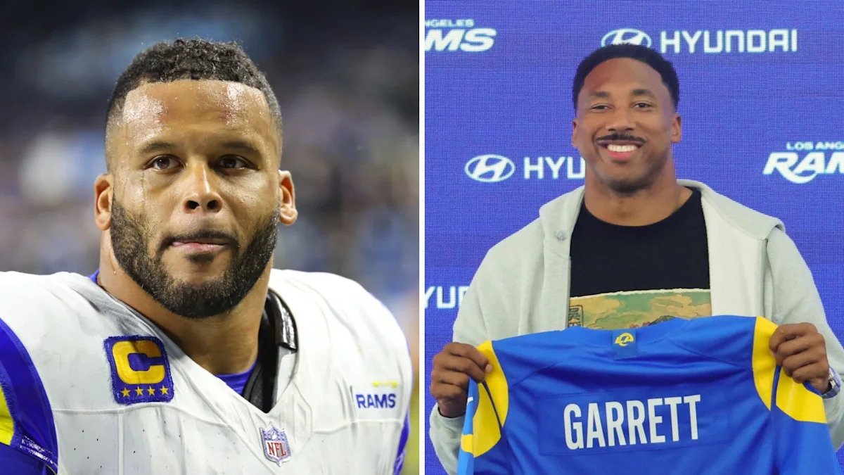 Aaron Donald Returns to Rams to Team With Myles Garrett