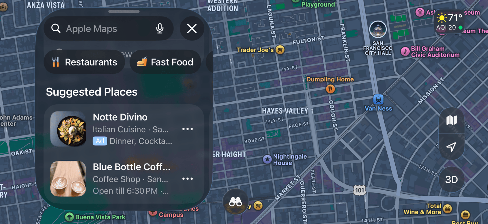 Apple Maps Now Shows Ads You Can't Disable