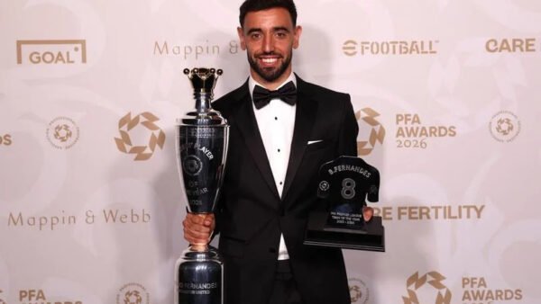 Bruno Fernandes Wins PFA Player of the Year