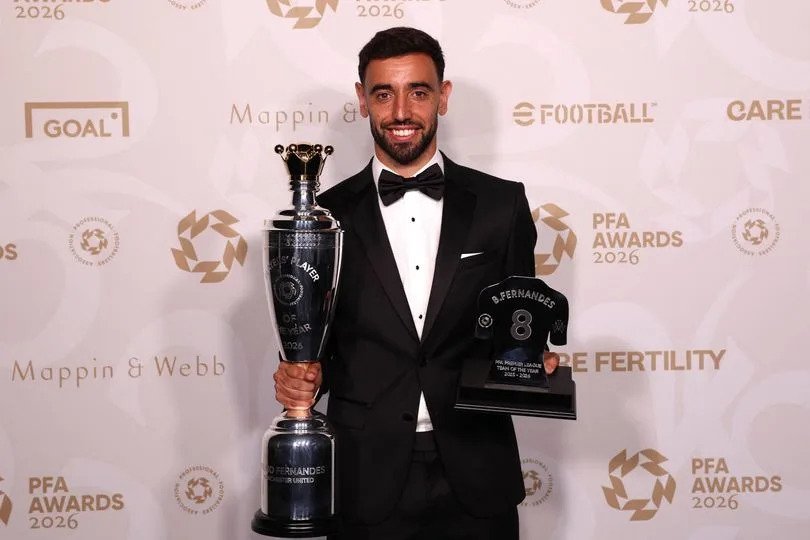 Bruno Fernandes Wins PFA Player of the Year