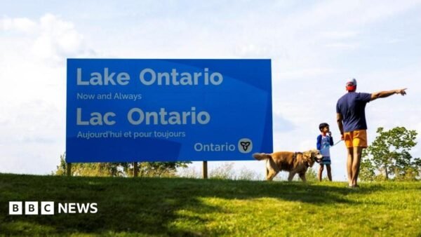 Canada installs Lake Ontario billboard amid US tensions