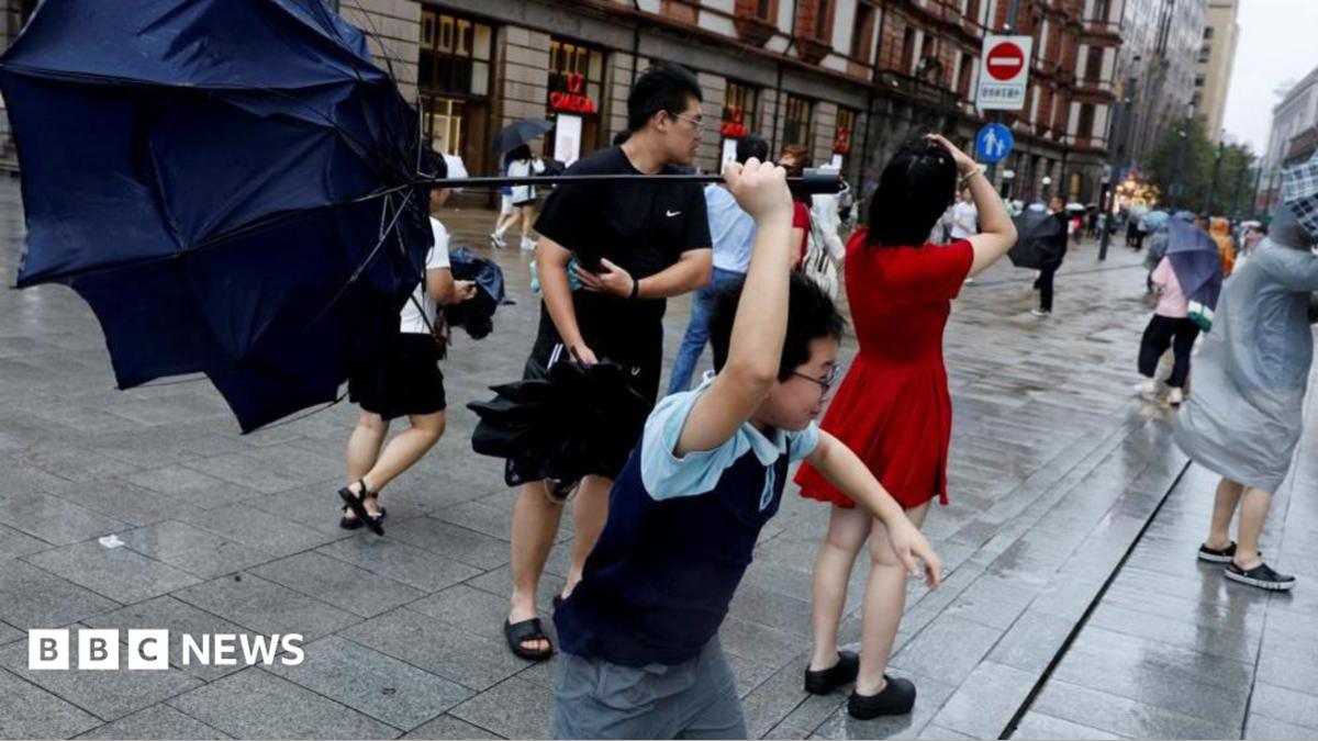 China evacuates million as typhoon hits