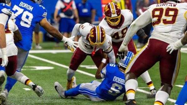 Commanders' Line Struggles, Lions' Depth Show in Preseason Loss