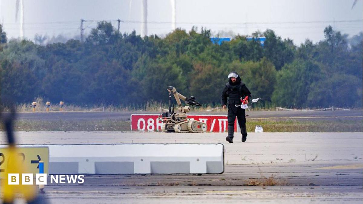 Drone with explosives found at German airport