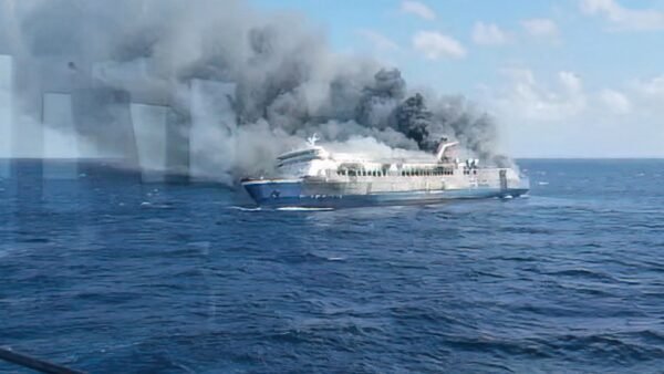 Indonesia Ferry Fire Leaves 5 Dead, 41 Missing