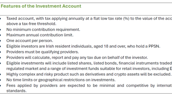 Ireland Bars Crypto From New Tax Accounts