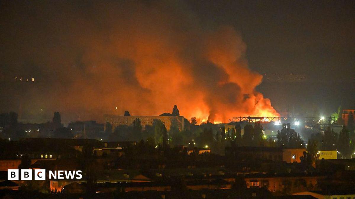 Kyiv hit by Russian ballistic missile, killing one