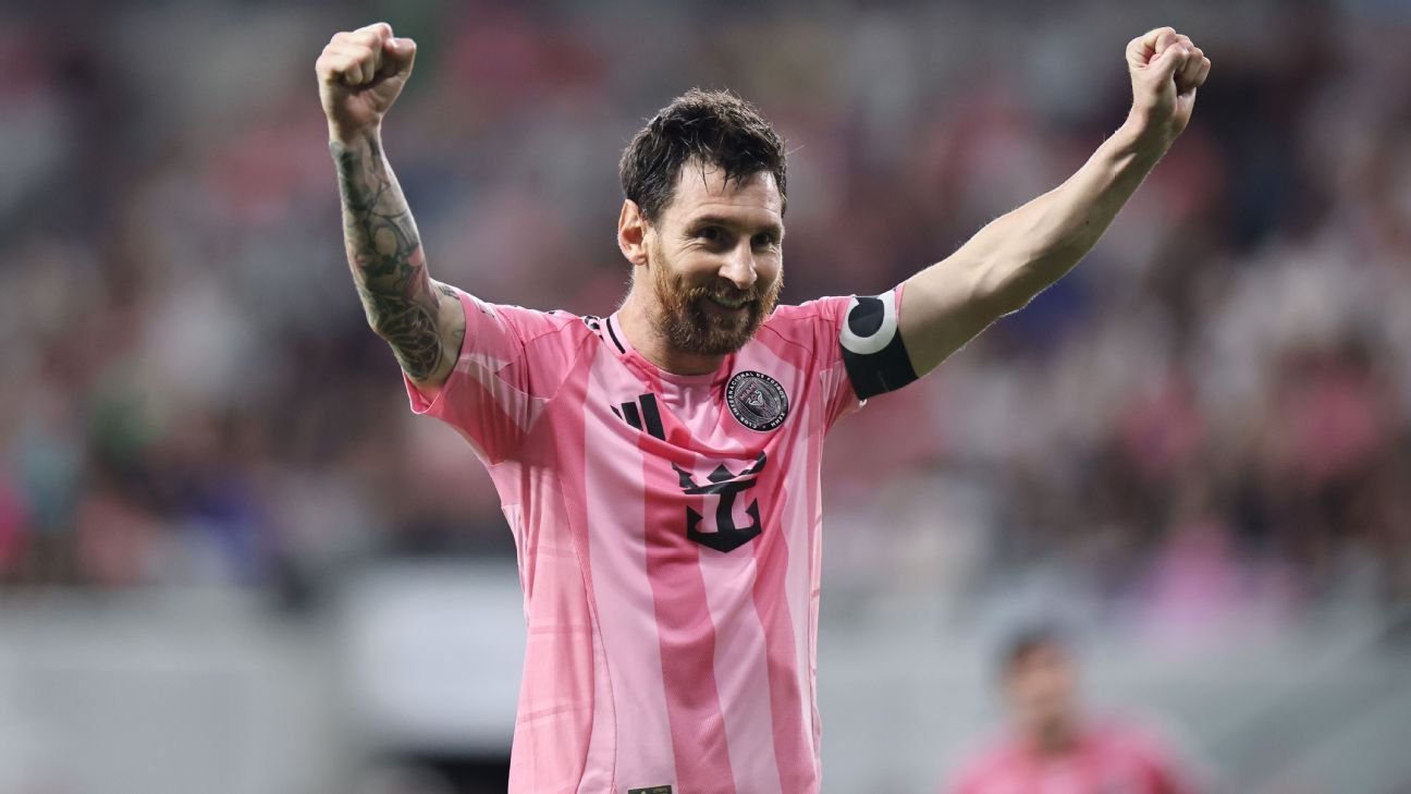 Messi's 4 Goals Lift Inter Miami to Club Record 7-1 Win