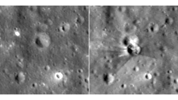 NASA Reveals SpaceX Moon Impact Crater