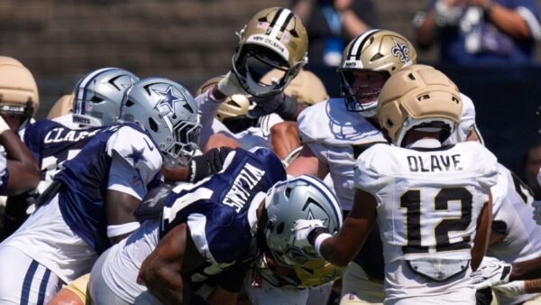 NFL fines Cowboys, Saints $500K each for practice brawls