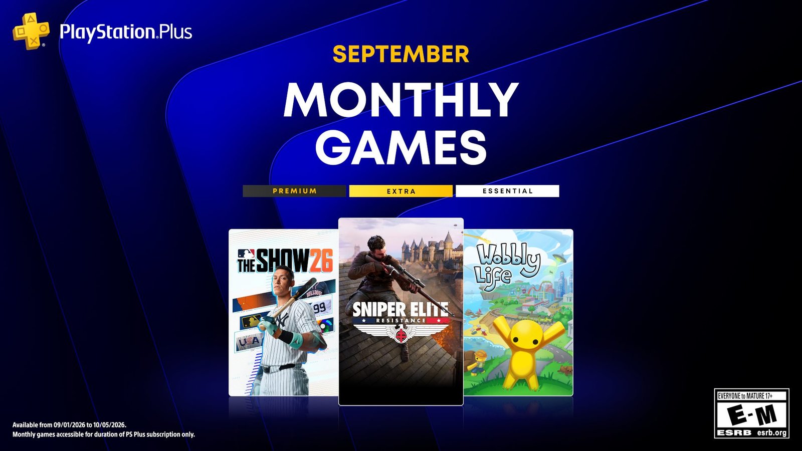 PlayStation Plus September Games: Sniper Elite Leads Diverse Lineup