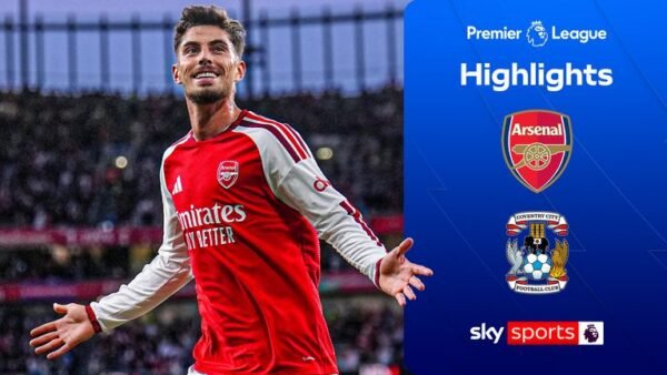 Premier League Opener: Arsenal vs Coventry
