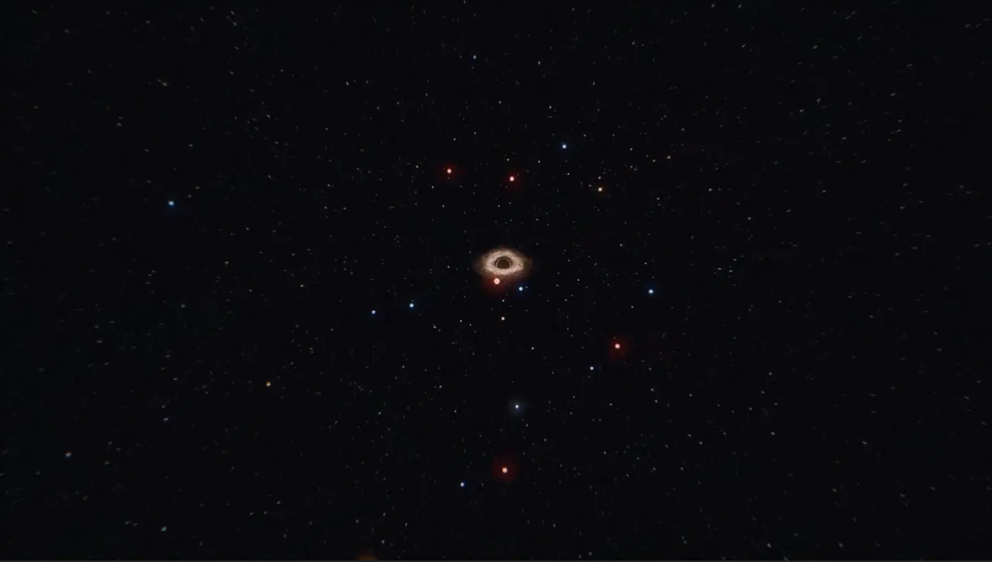 Record-Breaking Star Near Black Hole