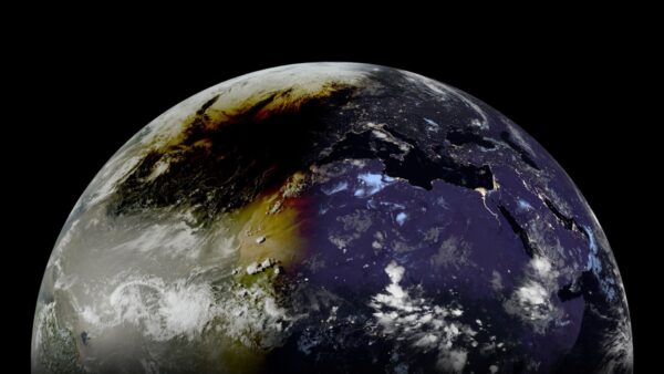 Satellites Capture Moon's Shadow on Earth