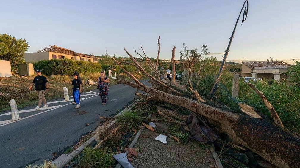 Tornado tears through southern France, destroying homes