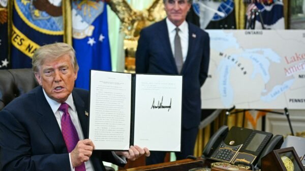 Trump Renames Lake Ontario to 'Lake America'