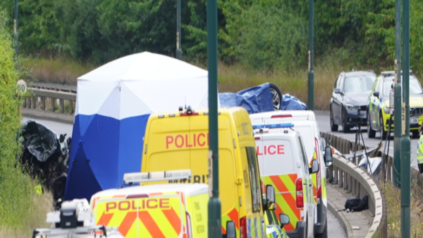 Two police officers among seven killed in UK wrong-way crash