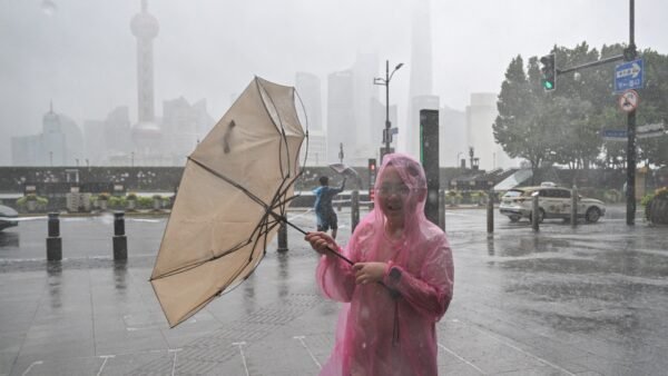 Typhoon Dolphin Hits China, Evacuations Underway