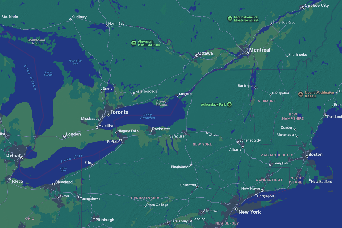 Apple Maps renames Lake Ontario to 'Lake America'