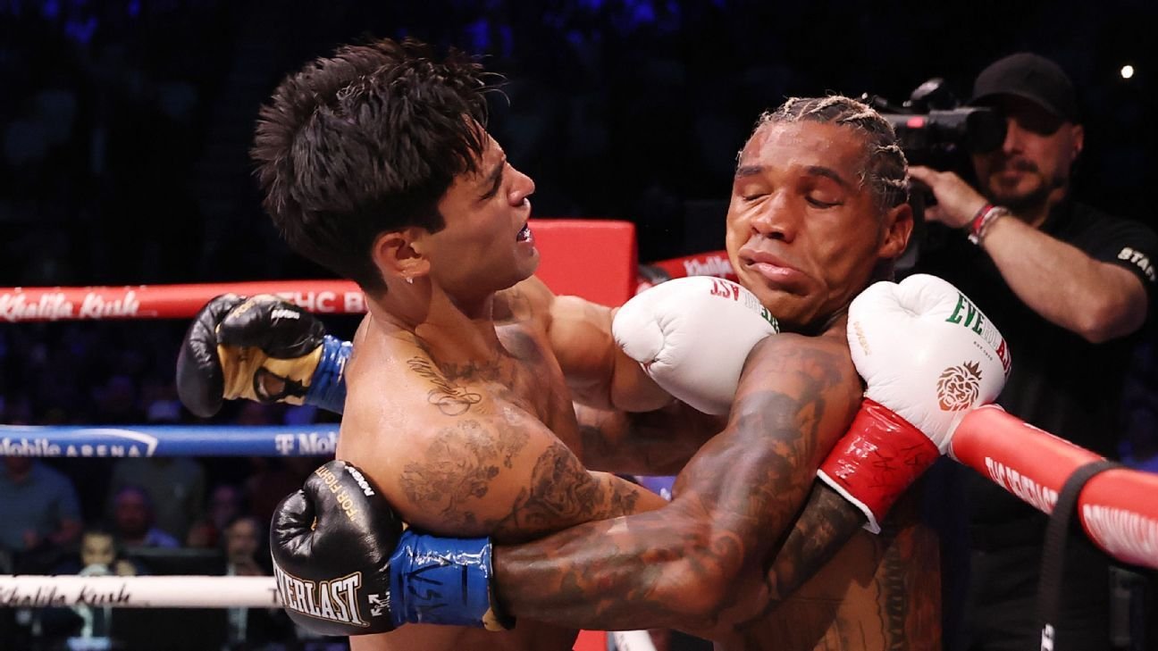 Garcia Stops Benn in Two Rounds