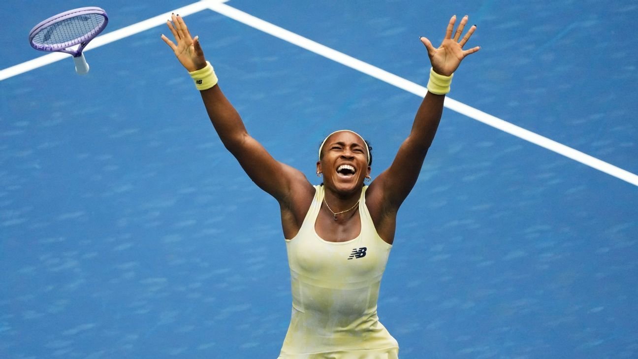 Gauff Saves Match Points to Reach US Open Semis