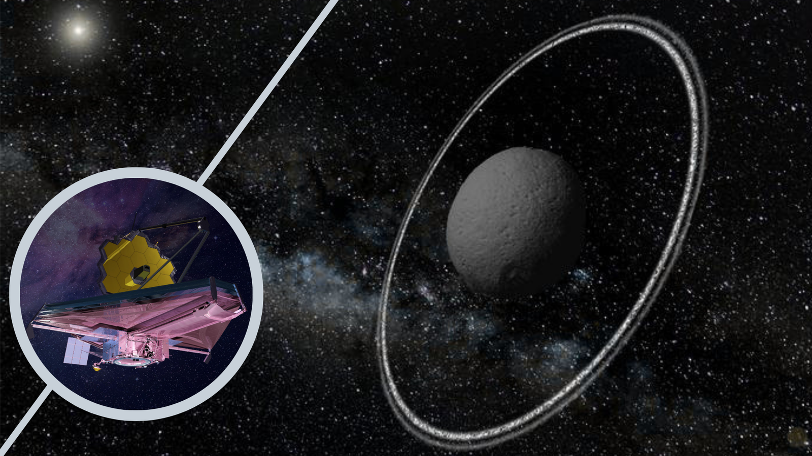 James Webb Spots Dynamic Rings on Tiny Distant World