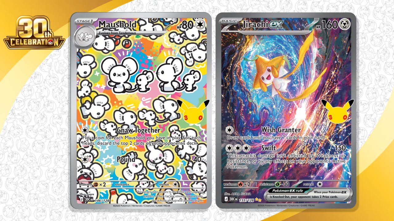 Pokémon TCG's 30th Anniversary Cards